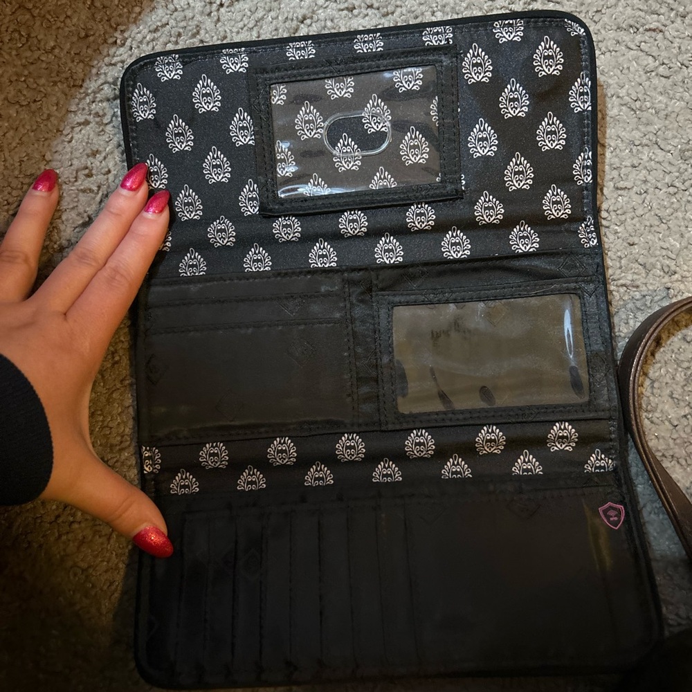Vera Bradley Black and White Wallet